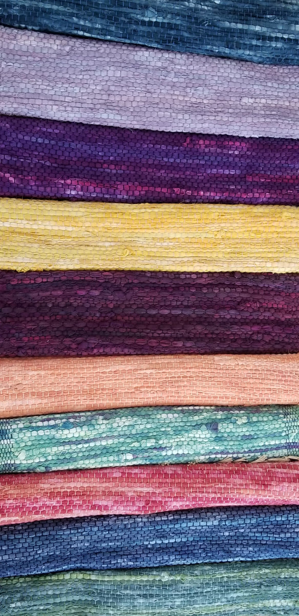 Hand dyed cotton rag rugs – Hoover Handmade