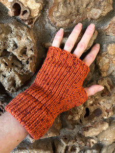 Tweed Fingerless Mitts