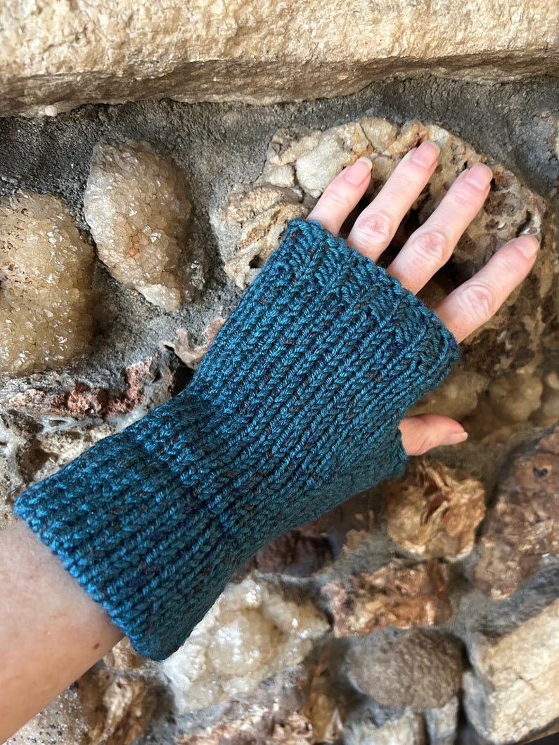 Tweed Fingerless Mitts