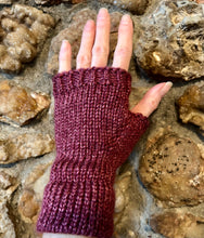Load image into Gallery viewer, Tweed Fingerless Mitts