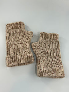 Tweed Fingerless Mitts