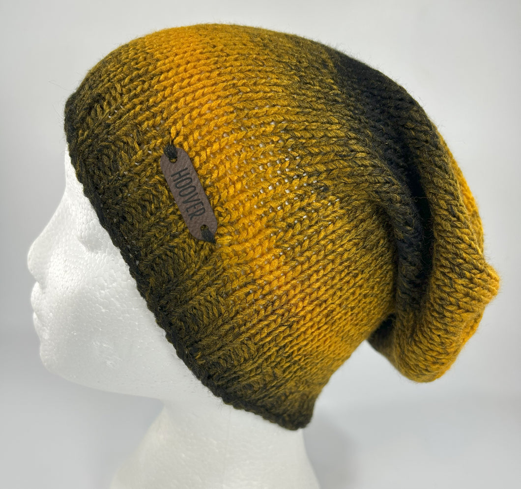 Marble Slouch Knit Beanie