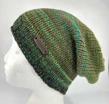 Load image into Gallery viewer, Marble Slouch Knit Beanie