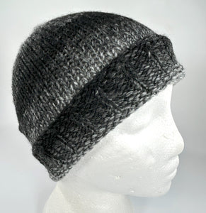 Marble Slouch Knit Beanie