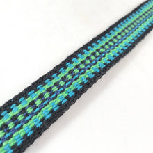 Load image into Gallery viewer, Inkle Woven DOG Collar, Blue Green , Medium
