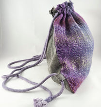 Load image into Gallery viewer, Handwoven Drawstring Backpack